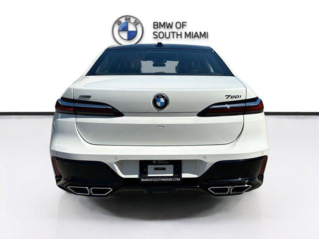 new 2025 BMW 760 car, priced at $121,552