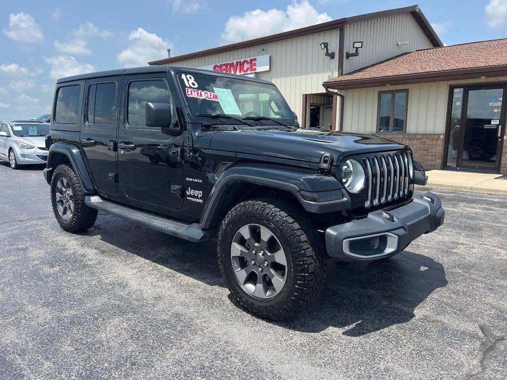 used 2018 Jeep Wrangler Unlimited car, priced at $22,987