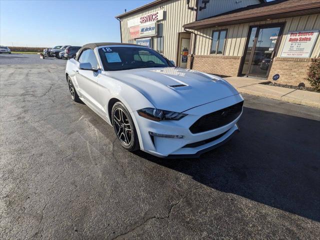 used 2018 Ford Mustang car, priced at $15,987