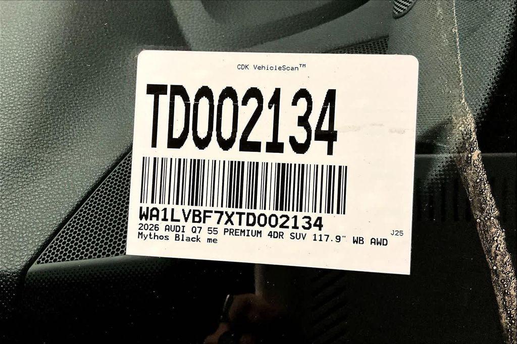 new 2026 Audi Q7 car, priced at $78,295