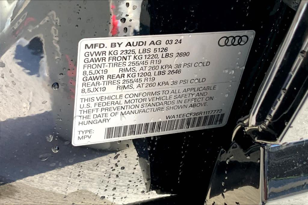 new 2024 Audi Q3 car, priced at $46,746