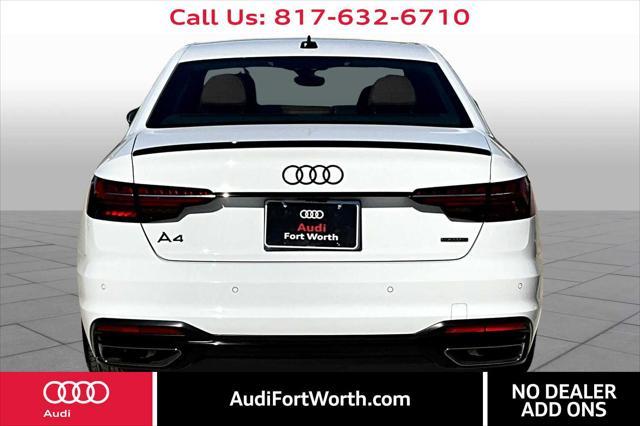 used 2024 Audi A4 car, priced at $39,000