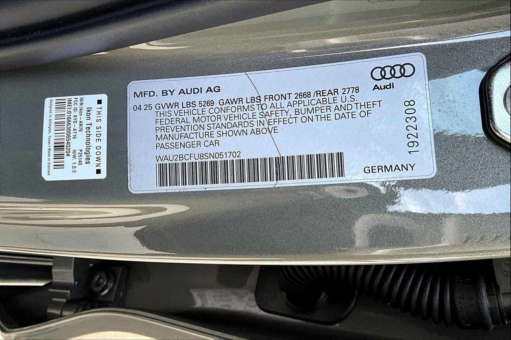 new 2025 Audi A5 car, priced at $55,560