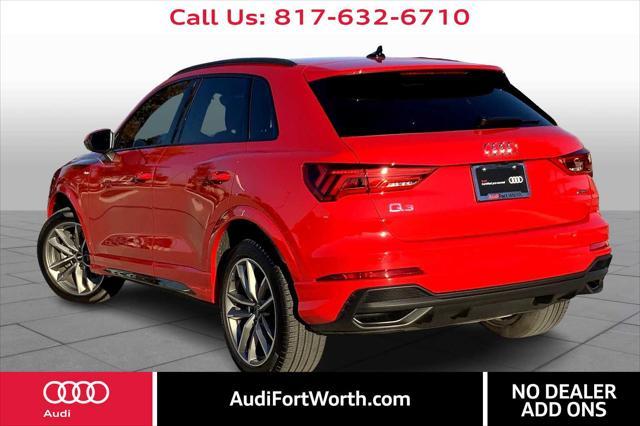 used 2024 Audi Q3 car, priced at $37,000