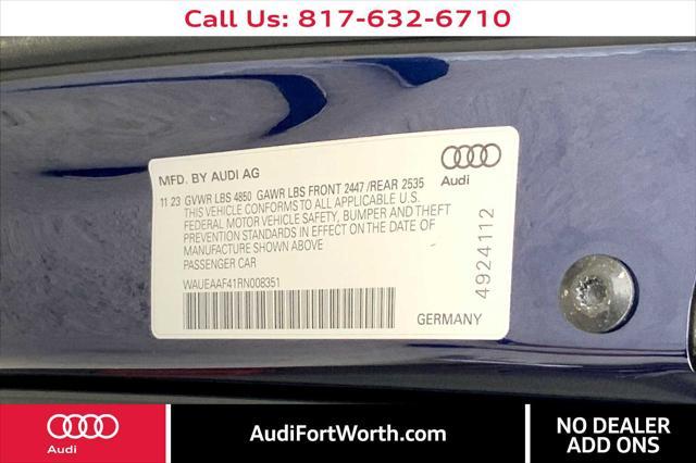 used 2024 Audi A4 car, priced at $40,000