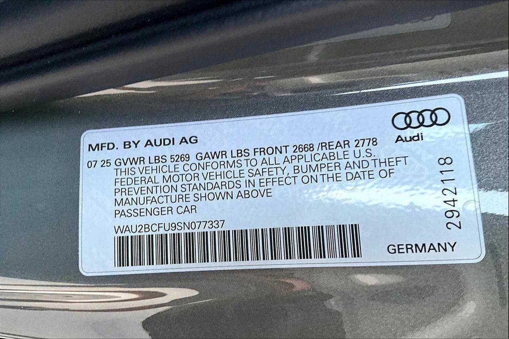 new 2025 Audi A5 car, priced at $52,969