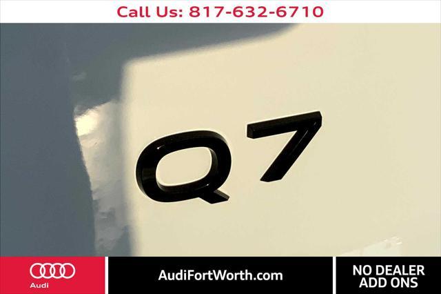 new 2025 Audi Q7 car, priced at $83,895