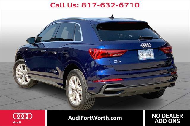 used 2024 Audi Q3 car, priced at $35,700