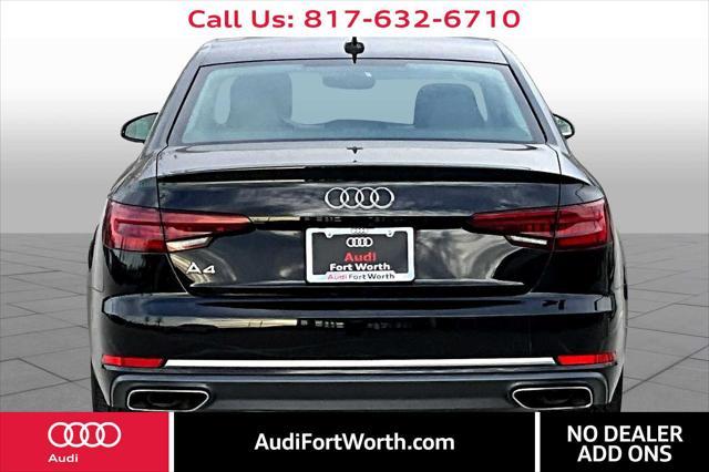 used 2019 Audi A4 car, priced at $15,000