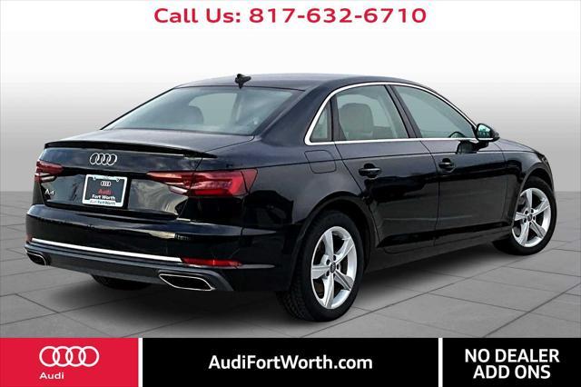 used 2019 Audi A4 car, priced at $15,000