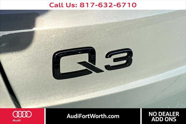 new 2024 Audi Q3 car, priced at $46,985