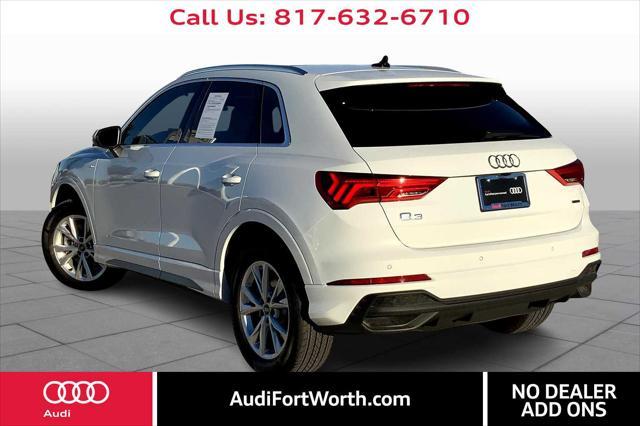 used 2024 Audi Q3 car, priced at $37,700