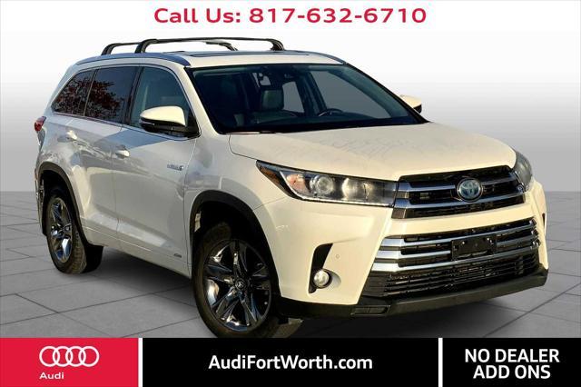 used 2017 Toyota Highlander Hybrid car, priced at $25,700