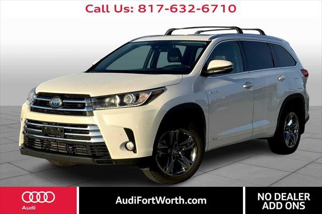 used 2017 Toyota Highlander Hybrid car, priced at $26,000