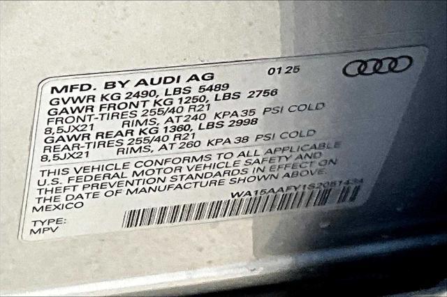 new 2025 Audi Q5 car, priced at $63,735