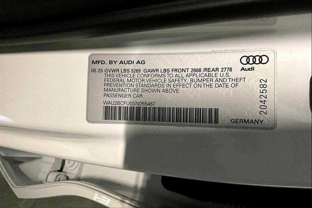 new 2025 Audi A5 car, priced at $56,180