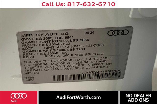 new 2025 Audi Q5 car, priced at $63,600