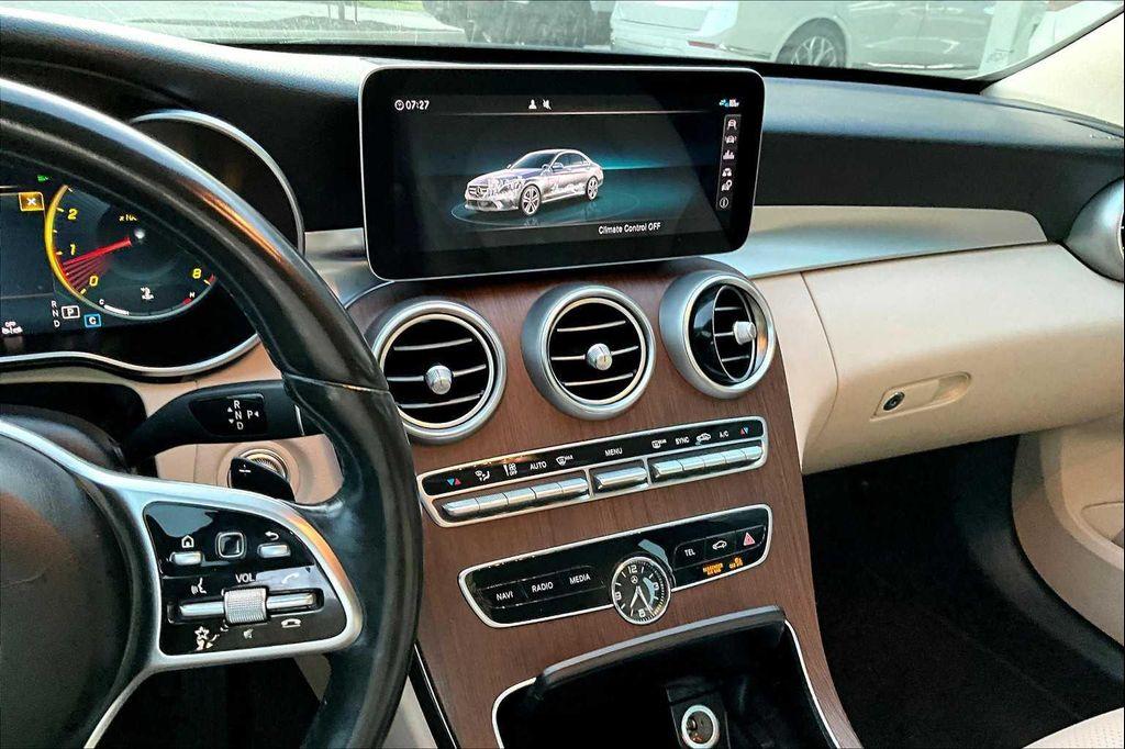 used 2021 Mercedes-Benz C-Class car, priced at $27,900