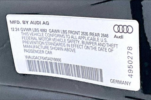 new 2025 Audi A5 Sportback car, priced at $52,575