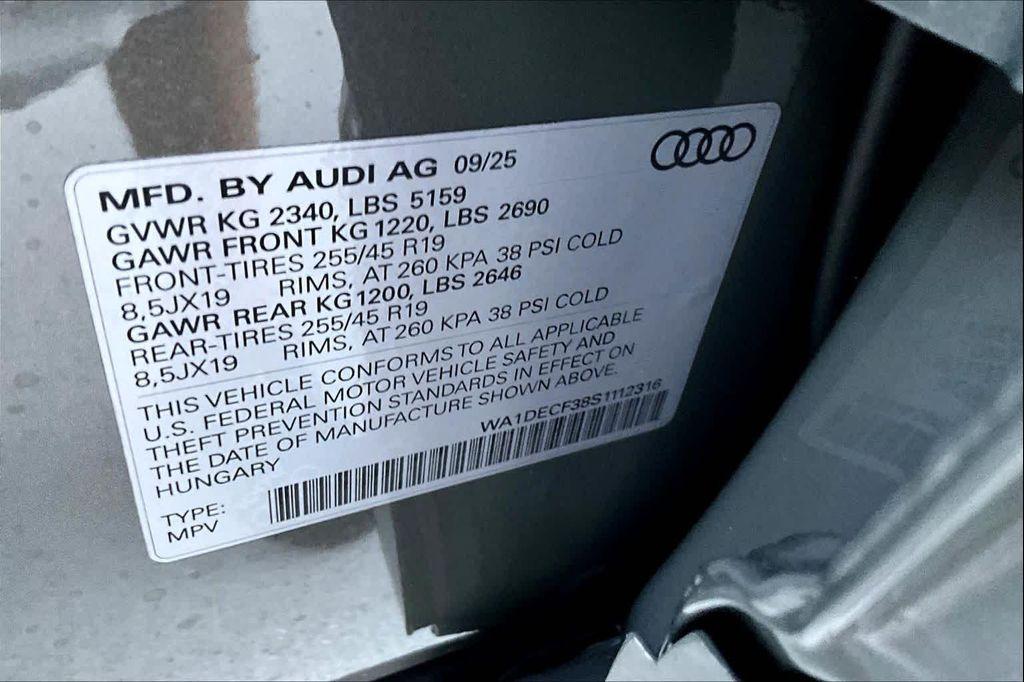 new 2025 Audi Q3 car, priced at $44,060