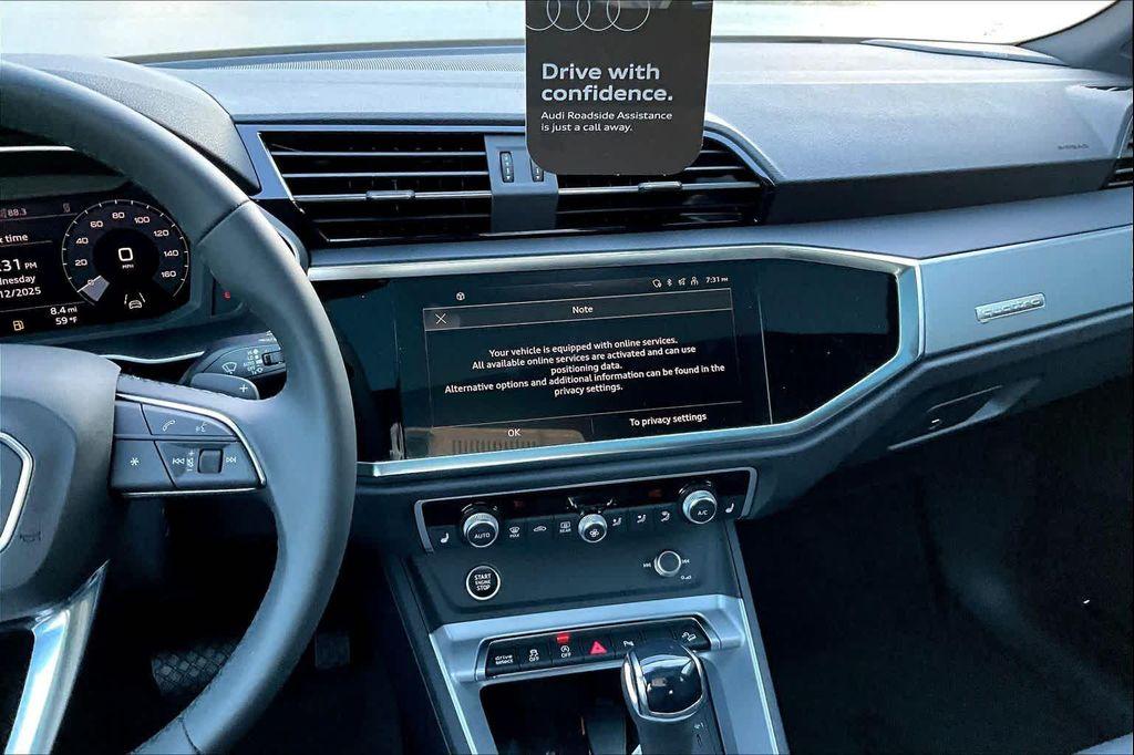 new 2025 Audi Q3 car, priced at $44,060