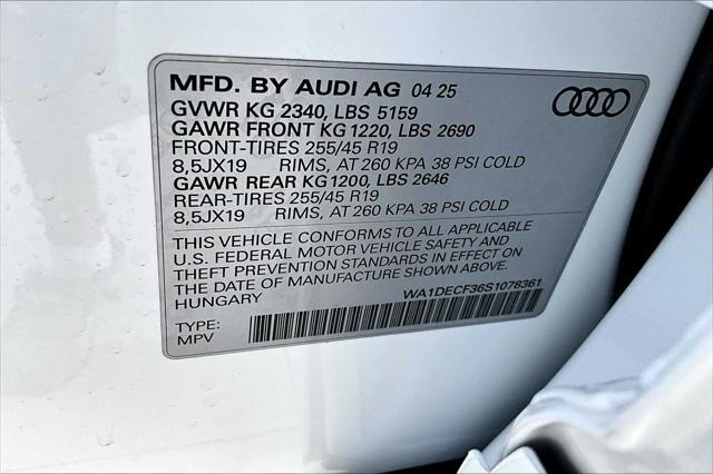 new 2025 Audi Q3 car, priced at $45,515