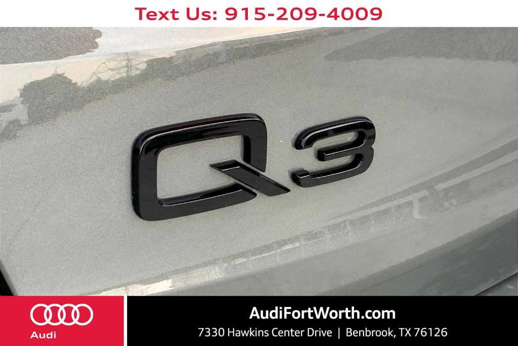 new 2024 Audi Q3 car, priced at $47,375