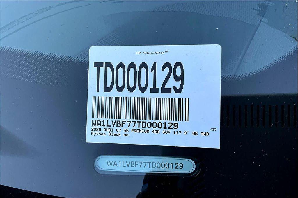 new 2026 Audi Q7 car, priced at $76,445