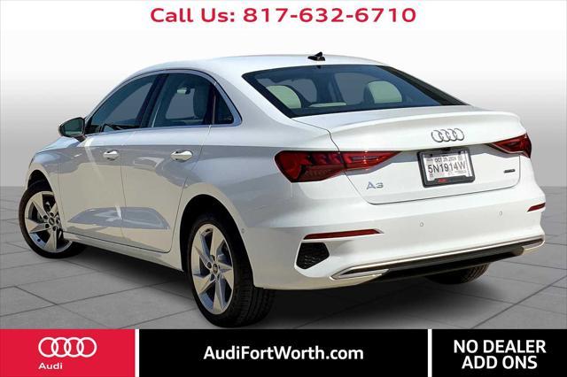 used 2024 Audi A3 car, priced at $33,000