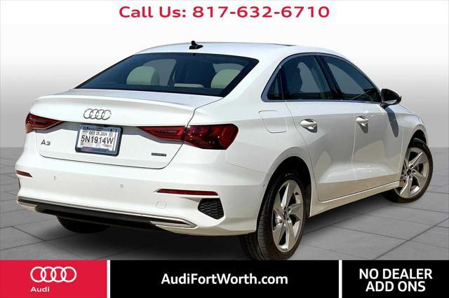 used 2024 Audi A3 car, priced at $33,000