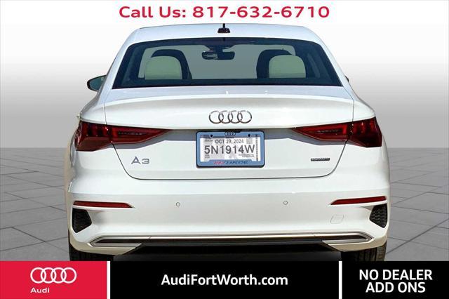 used 2024 Audi A3 car, priced at $33,000