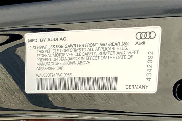 new 2024 Audi A6 car, priced at $60,092