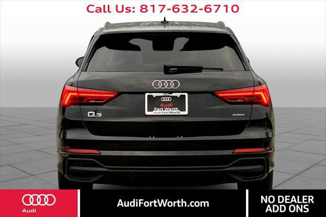 new 2024 Audi Q3 car, priced at $47,590