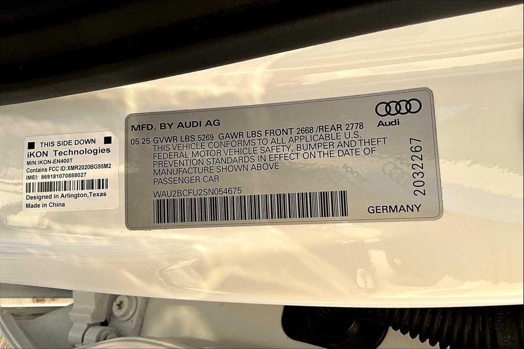 new 2025 Audi A5 car, priced at $53,561