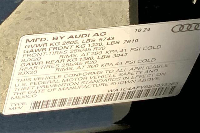 new 2025 Audi SQ5 car, priced at $72,784