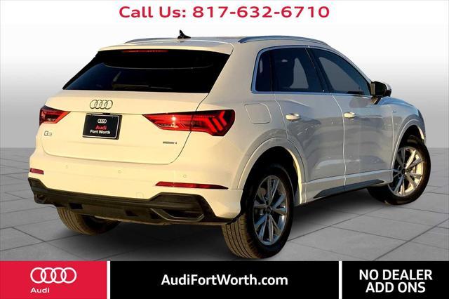 used 2024 Audi Q3 car, priced at $37,700