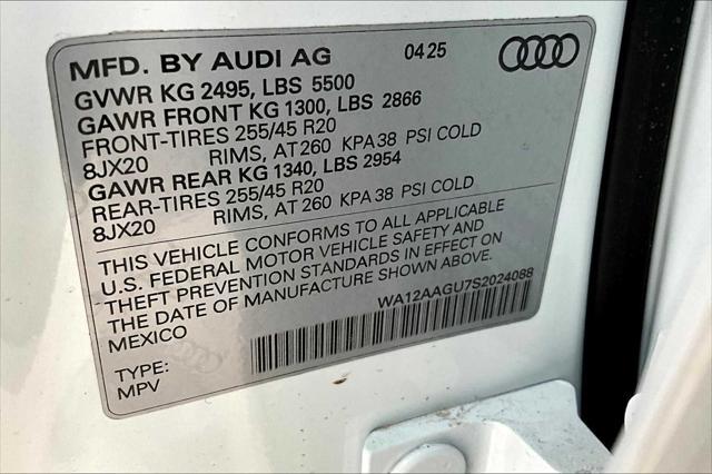 new 2025 Audi Q5 car, priced at $60,975