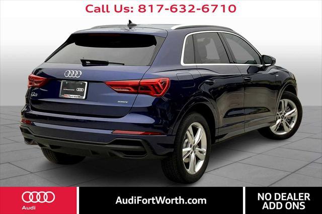 used 2024 Audi Q3 car, priced at $34,700