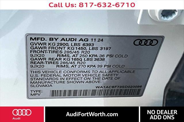 new 2025 Audi Q7 car, priced at $65,600