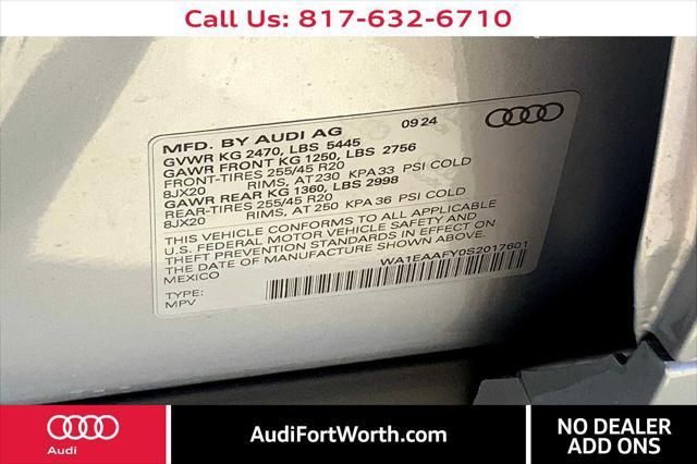 new 2025 Audi Q5 car, priced at $58,085