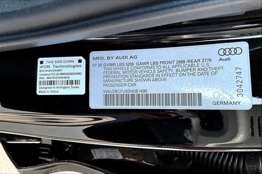 new 2025 Audi A5 car, priced at $57,575