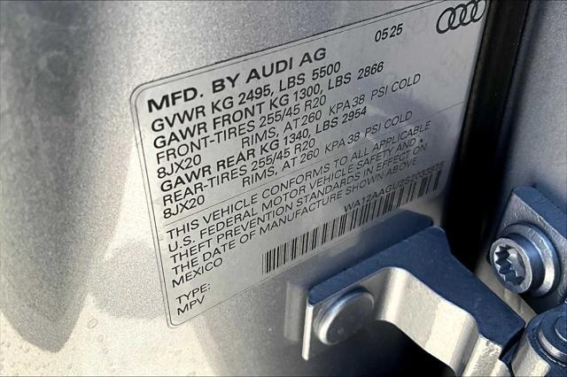 new 2025 Audi Q5 car, priced at $60,440