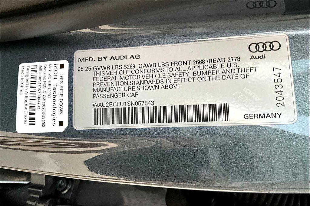 new 2025 Audi A5 car, priced at $52,969