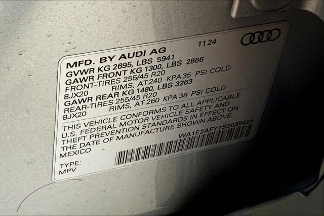 new 2025 Audi Q5 car, priced at $68,320