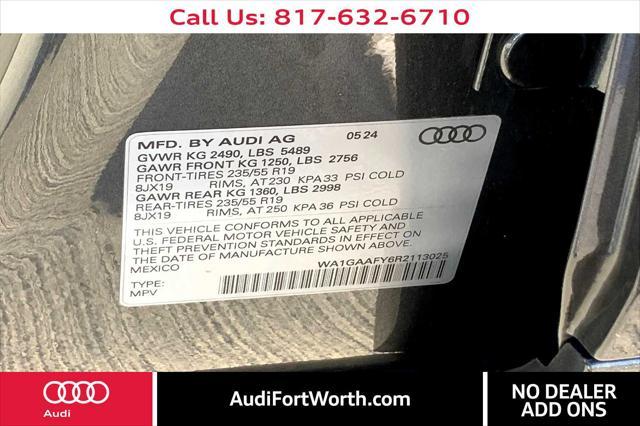 new 2024 Audi Q5 car, priced at $53,090