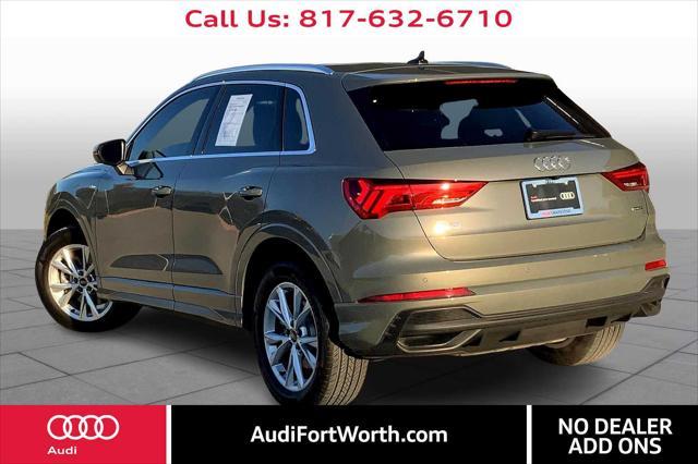 used 2024 Audi Q3 car, priced at $37,700