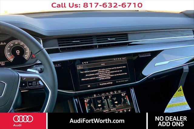 new 2024 Audi A8 car, priced at $107,810