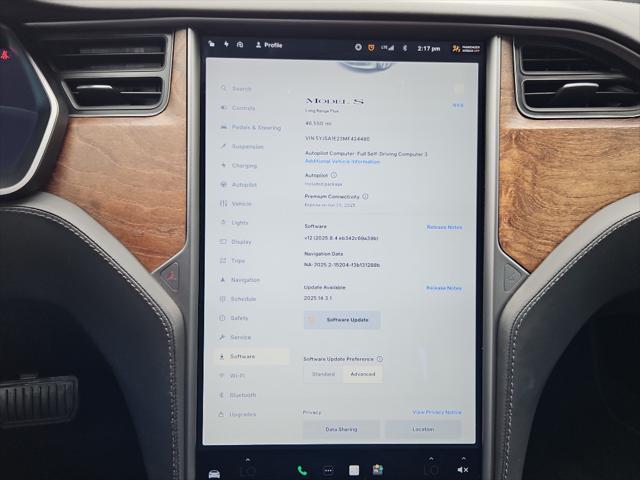 used 2021 Tesla Model S car, priced at $37,599
