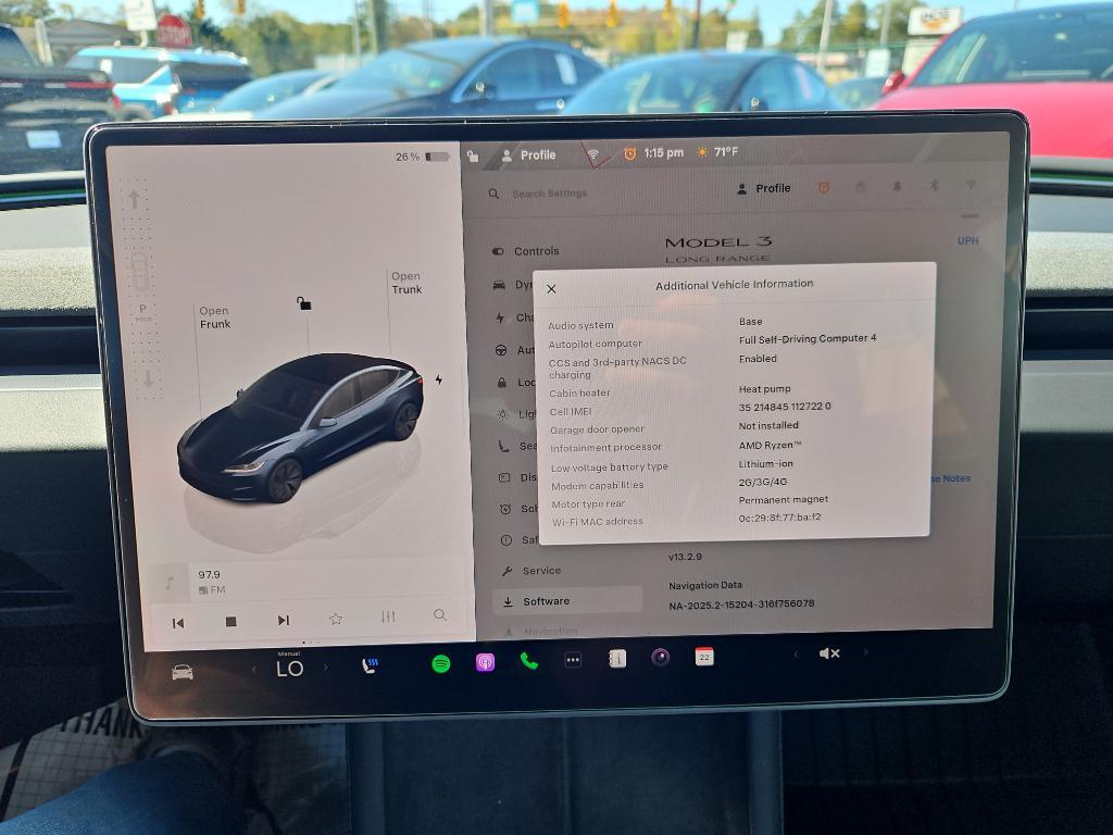 used 2025 Tesla Model 3 car, priced at $35,891