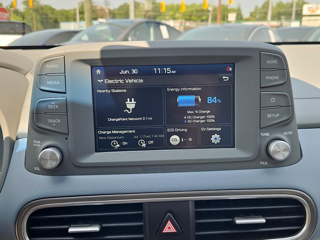 used 2021 Hyundai Kona EV car, priced at $16,000